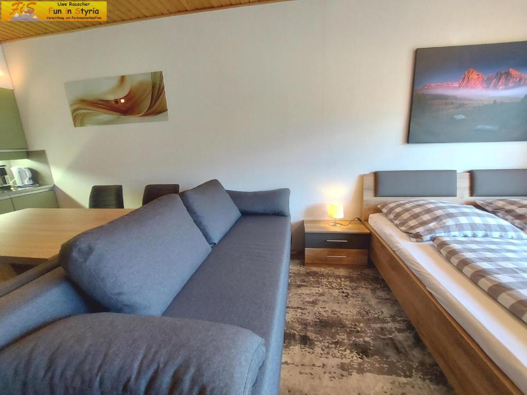 Postel nebo postele na pokoji v ubytování Apartment Salzkammergut