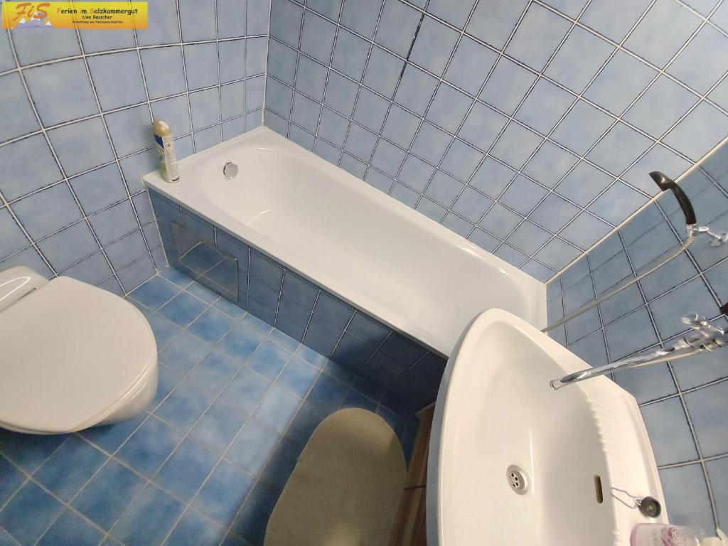 Koupelna v ubytování Apartment Grimmingblick