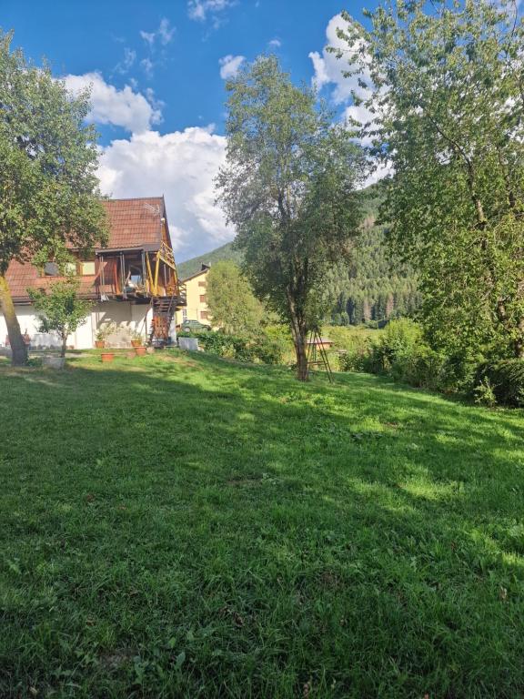 Zahrada ubytování B&B Le Ciaf