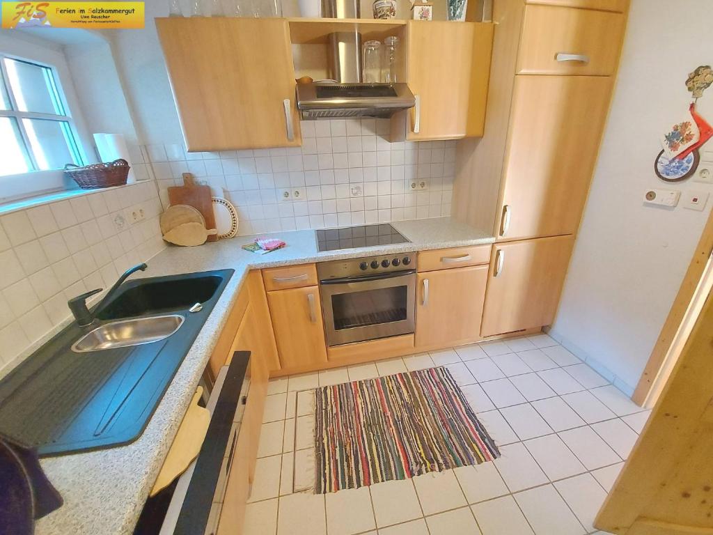 Kuchyňa alebo kuchynka v ubytovaní Ferienhaus Almrausch