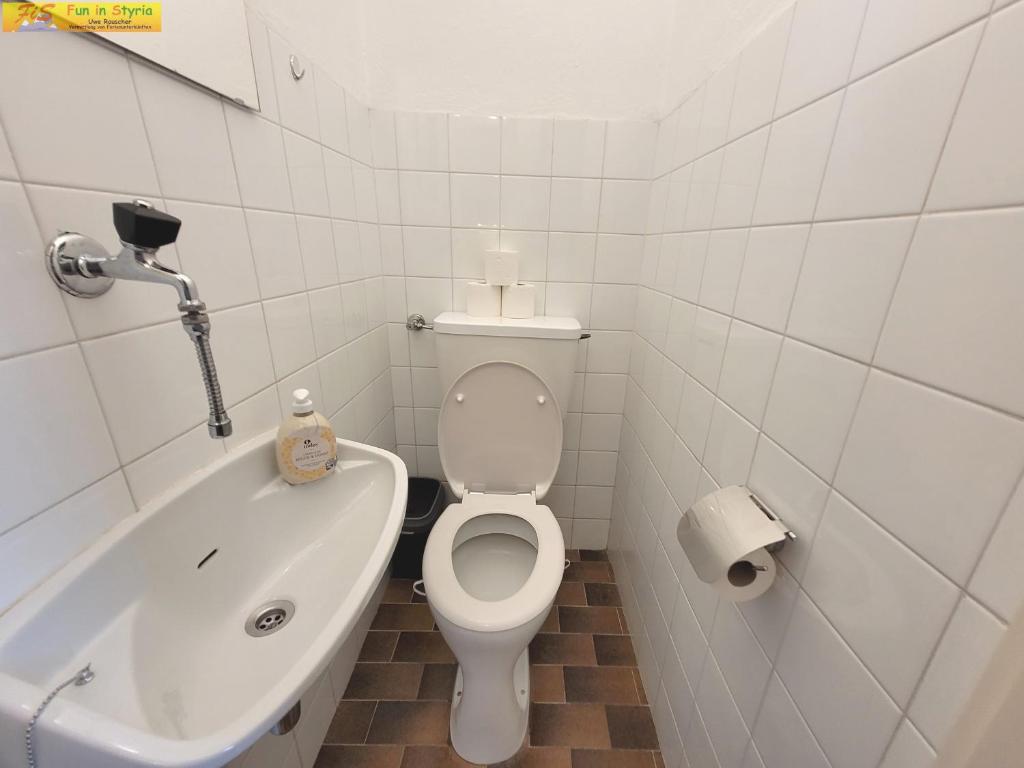 Kúpeľňa v ubytovaní Haus Erika