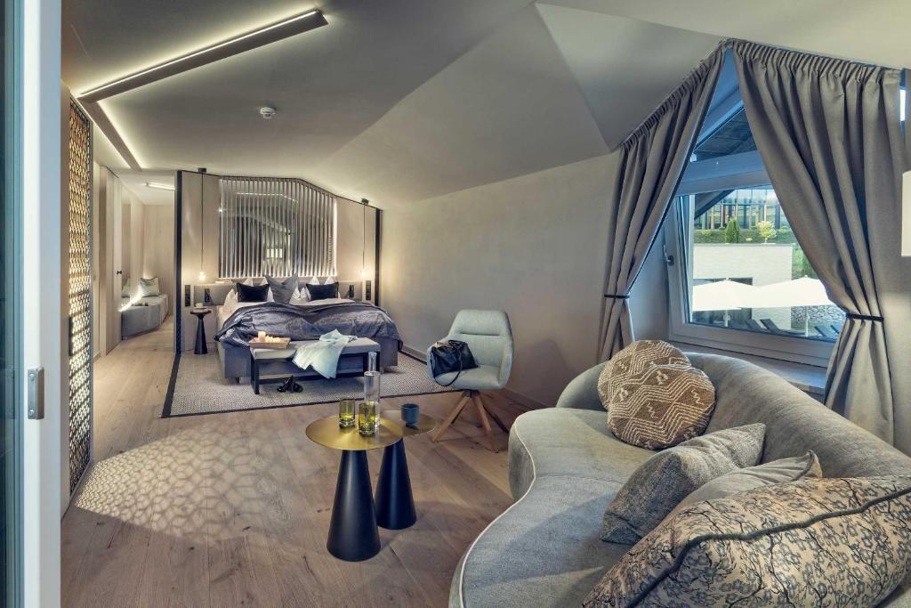 Postel nebo postele na pokoji v ubytování Hotel Lindenwirt