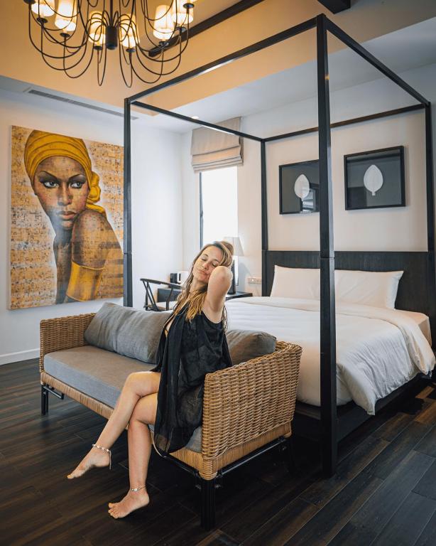 Postel nebo postele na pokoji v ubytování Yao Bada Badoo Boutique Resort