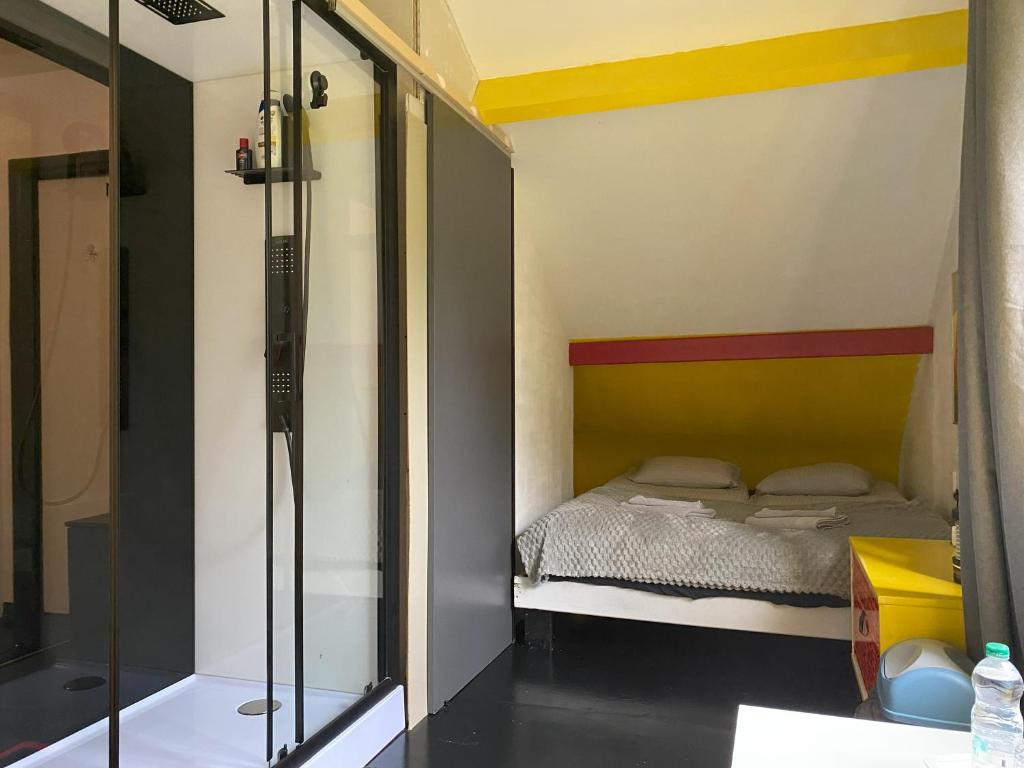 Postel nebo postele na pokoji v ubytování Perk25A