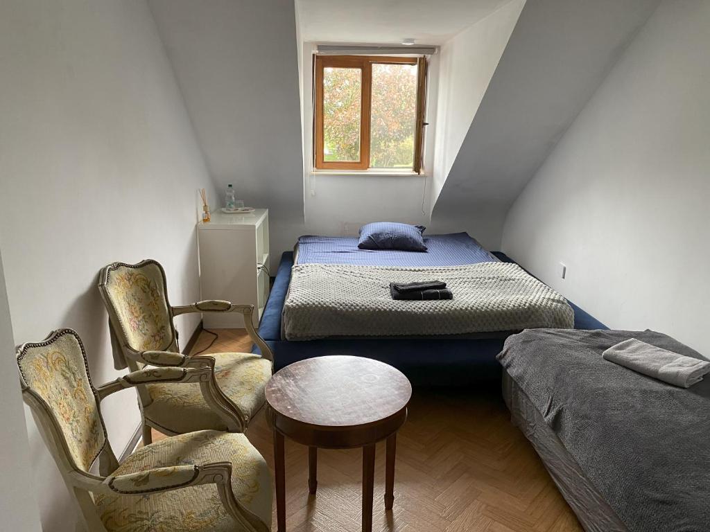 Postel nebo postele na pokoji v ubytování Perk25A