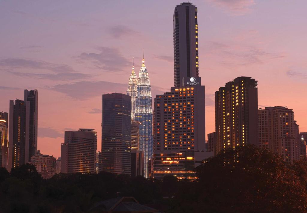 Nespecifikovaný výhled na destinaci Kuala Lumpur nebo výhled na město při pohledu z hotelu