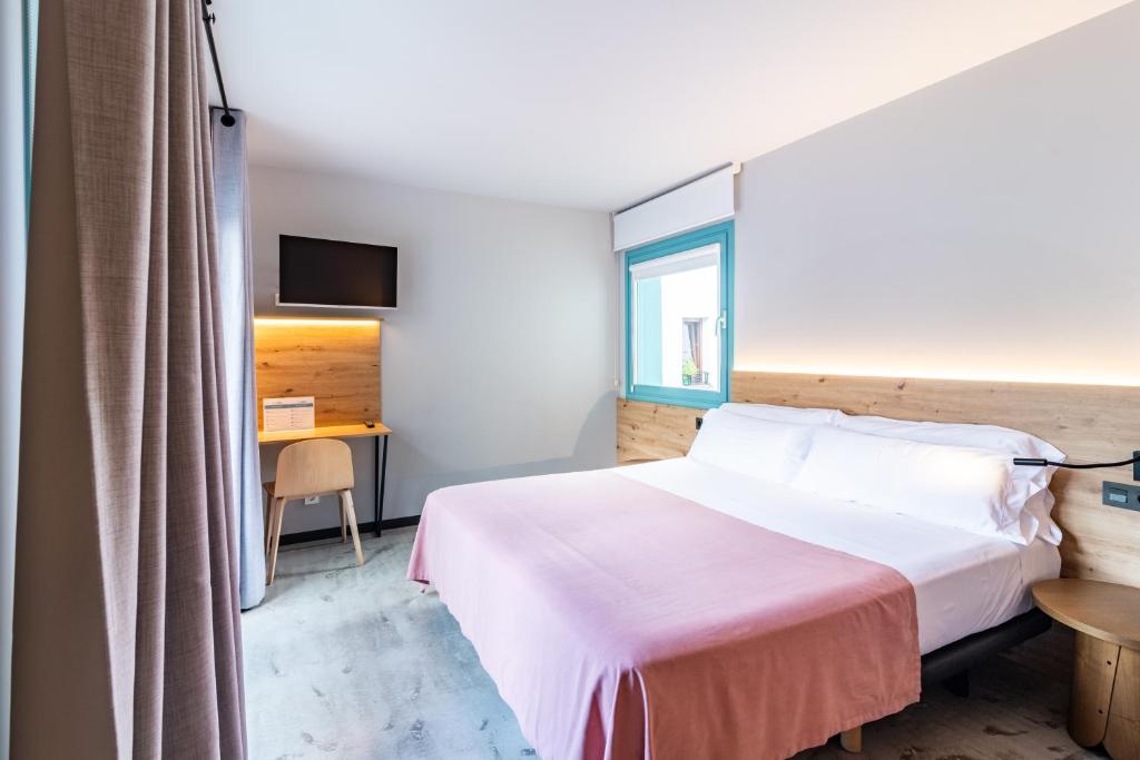 Postel nebo postele na pokoji v ubytování Casa rural Goiko Errota landetxea