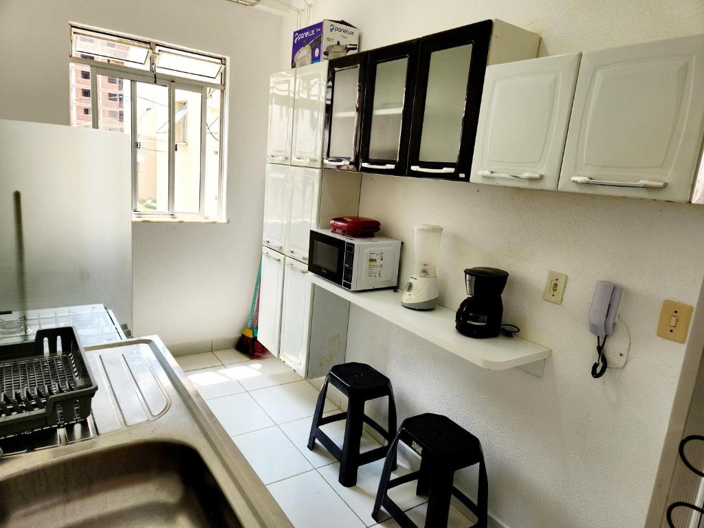 Kuchyň nebo kuchyňský kout v ubytování Apartamento Modus Vivendi