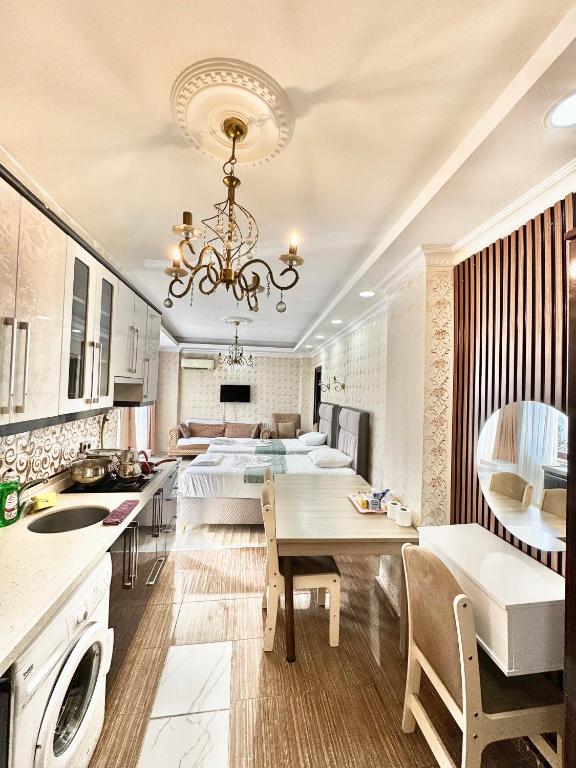 Χώρος καθιστικού στο Hagia sophia Apartment Otel
