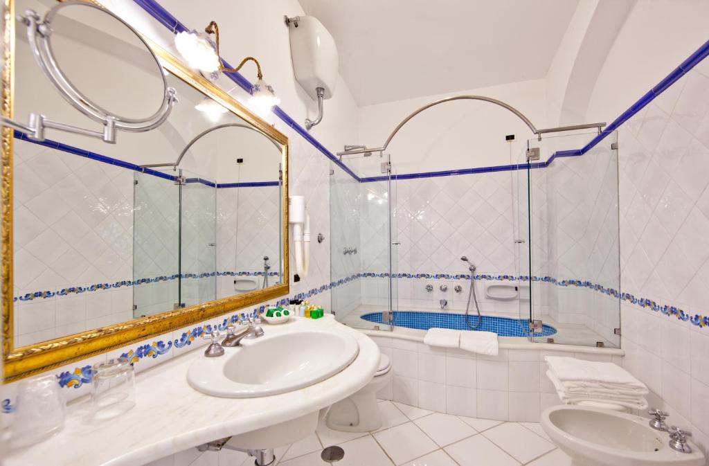 Koupelna v ubytování Hotel Villa Brunella