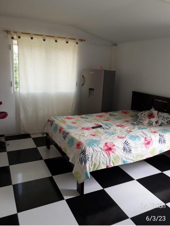 Postel nebo postele na pokoji v ubytování La trinidad