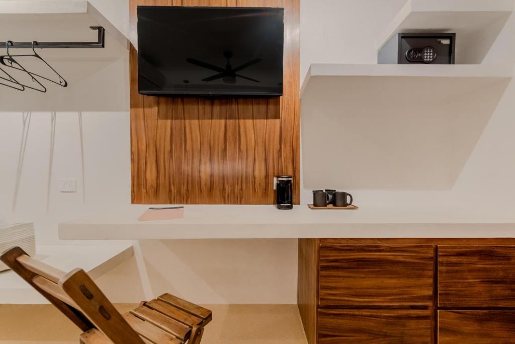 TV a/nebo společenská místnost v ubytování Mamachá - Natural Residence
