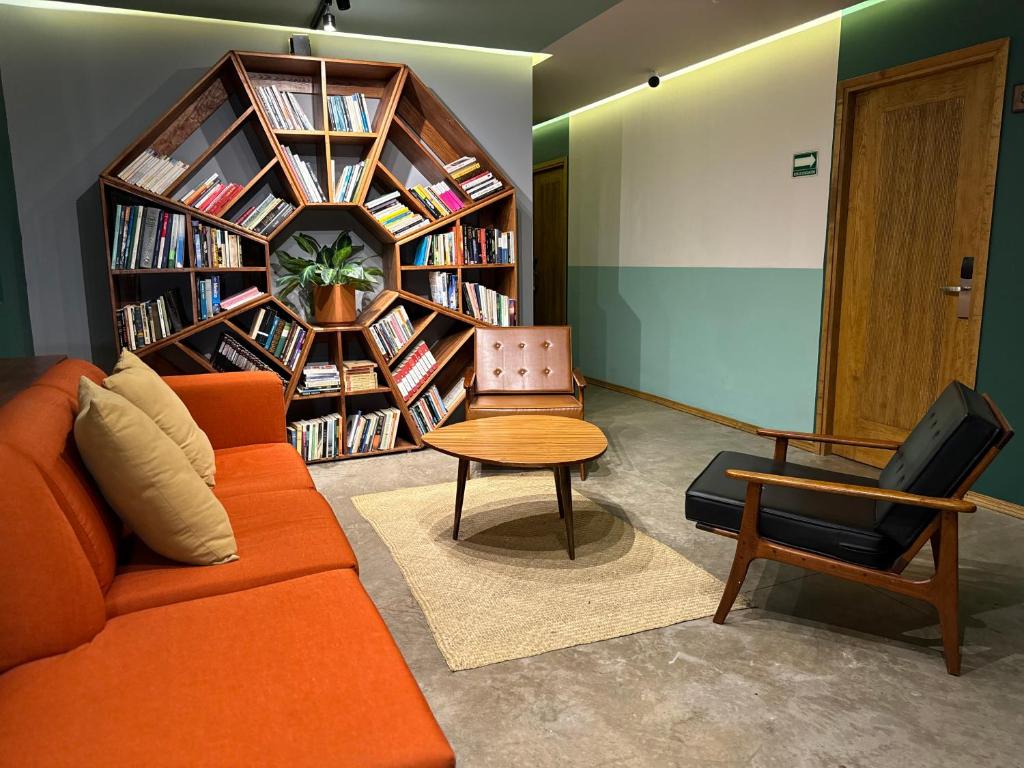Posezení v ubytování Hotel Olá Chapultepec