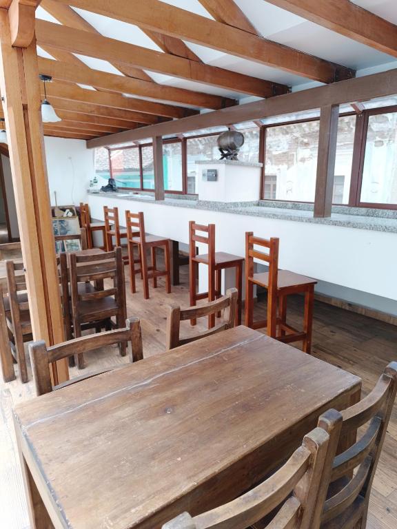Restaurace v ubytování Quito Basecamp - Adventure Hostel