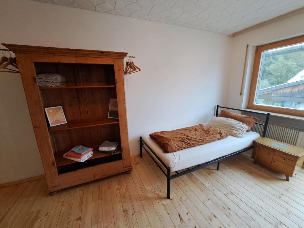 Postel nebo postele na pokoji v ubytování Zimmer am Main