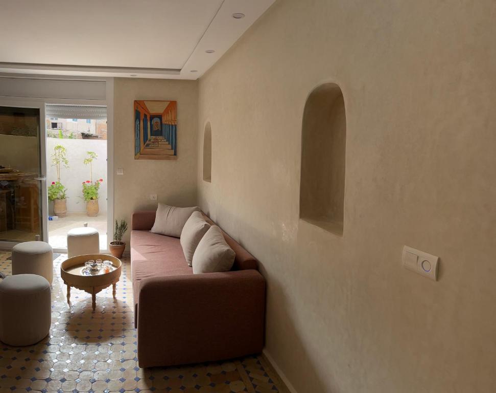 Posezení v ubytování Mirage House