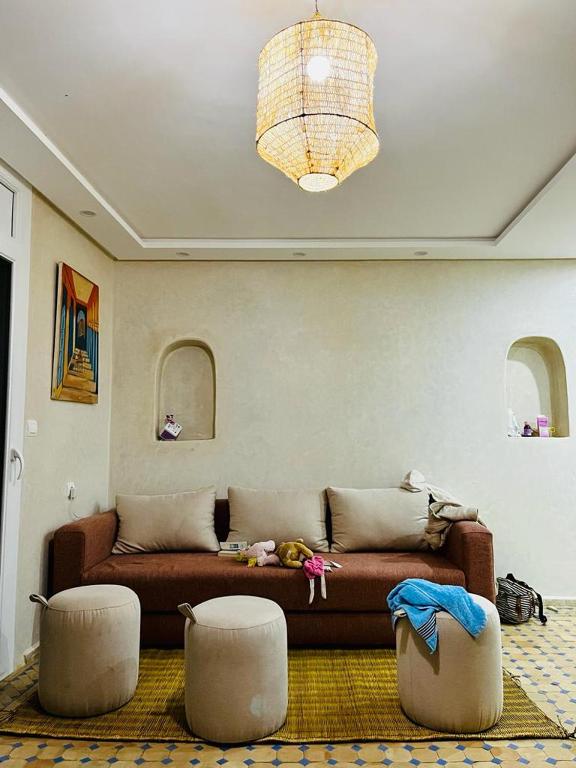 Posezení v ubytování Mirage House