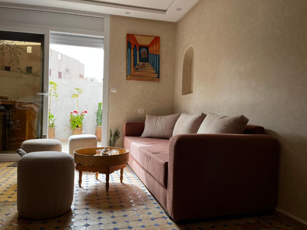 Posezení v ubytování Mirage House