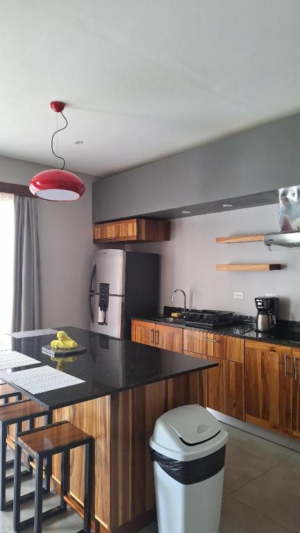 Kuchyň nebo kuchyňský kout v ubytování Ballena Paradise Apartahotel