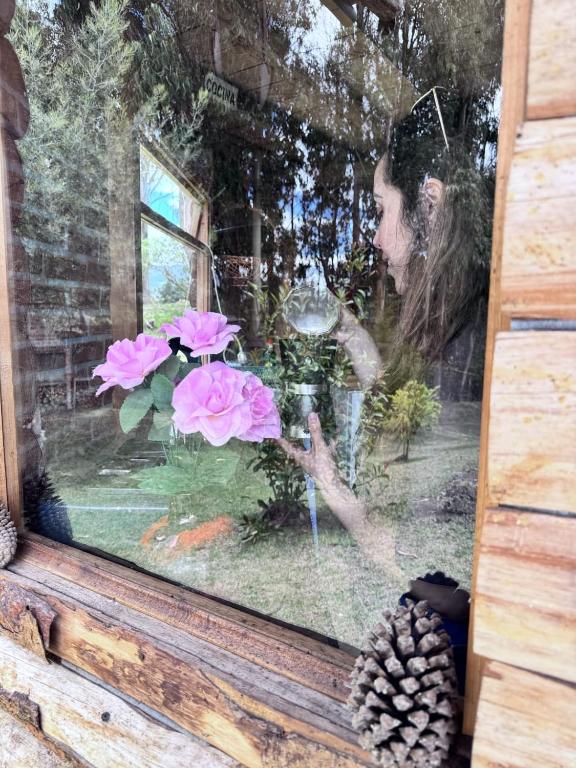Giardino di Eco-cabaña piemonte