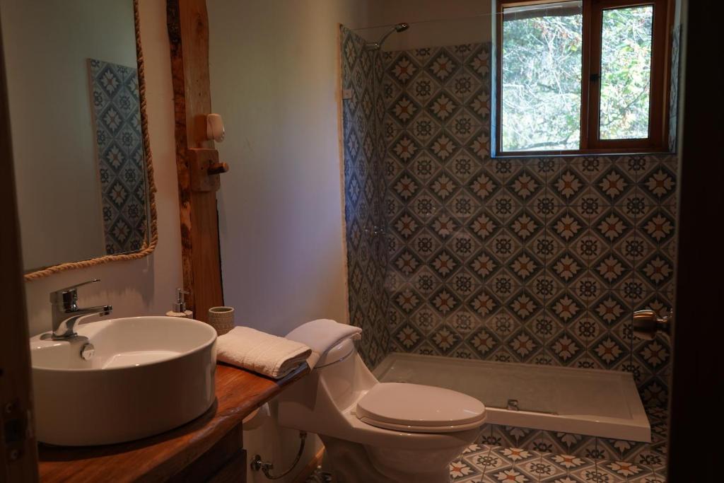 Koupelna v ubytování Pu Am Eco Lodge