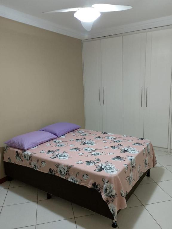 Ένα ή περισσότερα κρεβάτια σε δωμάτιο στο Pousada & Hostel do Tchê