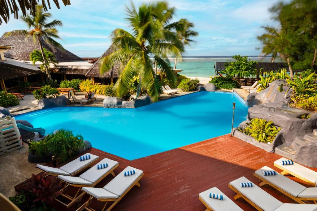 The Rarotongan Beach Resort & Lagoonariumの敷地内または近くにあるプール