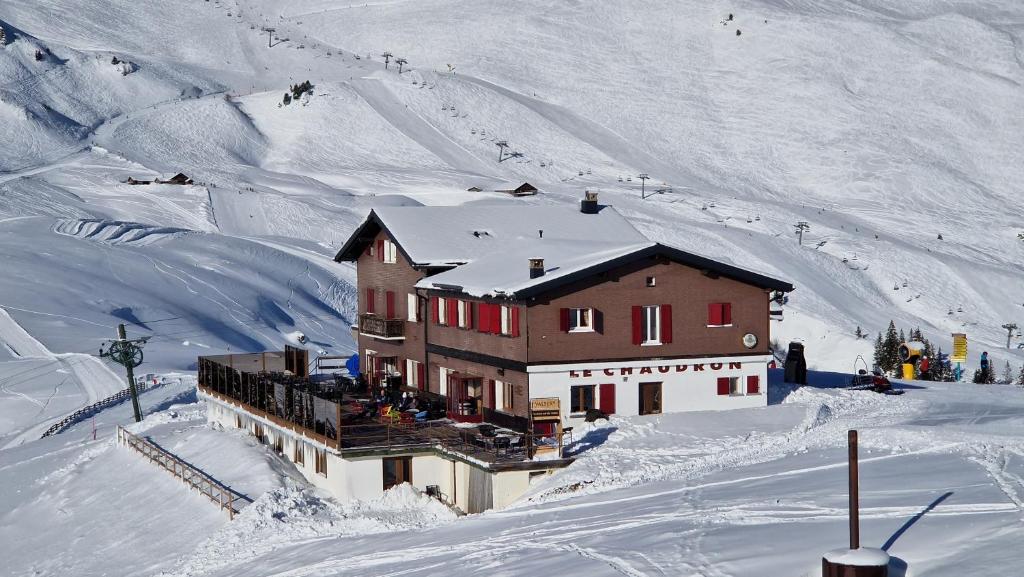 Hotel Le Chaudron Ski In Ski Out v zimě