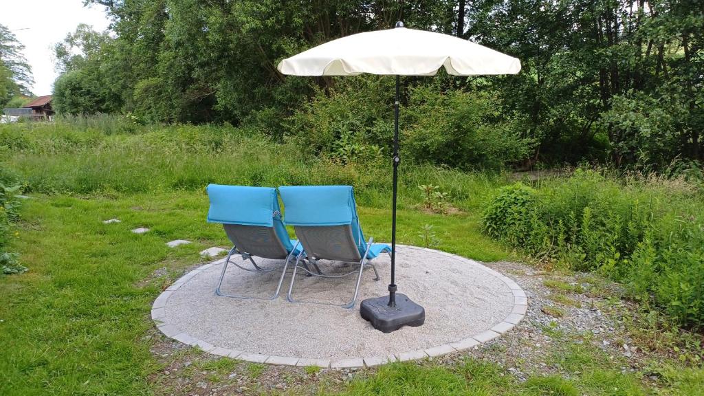 Zahrada ubytování Ferienwohnung am Ulrichsgrünbach