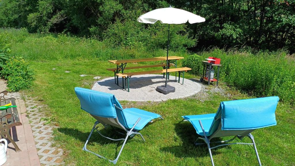 Zahrada ubytování Ferienwohnung am Ulrichsgrünbach