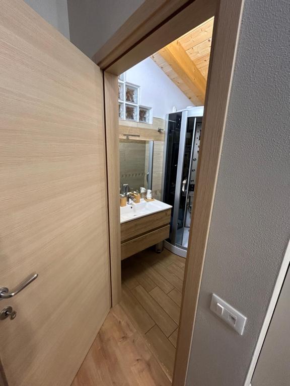 Koupelna v ubytování B&B Valtilí