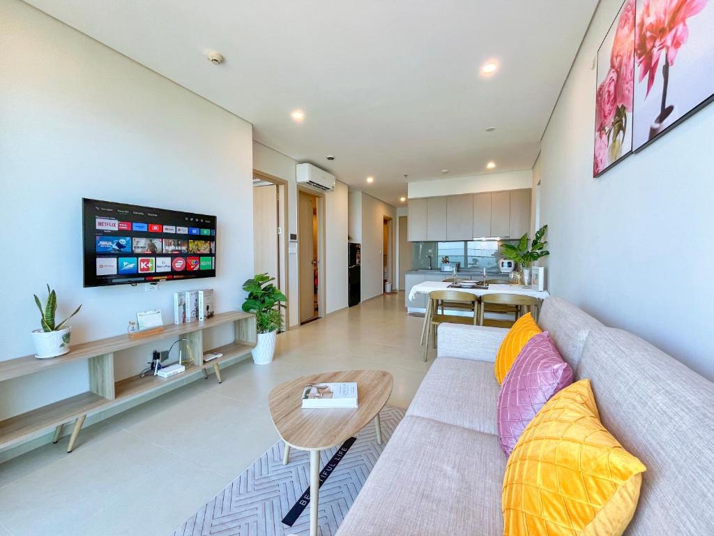 The Sóng Apartment Vũng Tàu Add 28 Thi Sach, PThang Tam - Apartamento De Tres Habitaciones Con Vista Al Mar