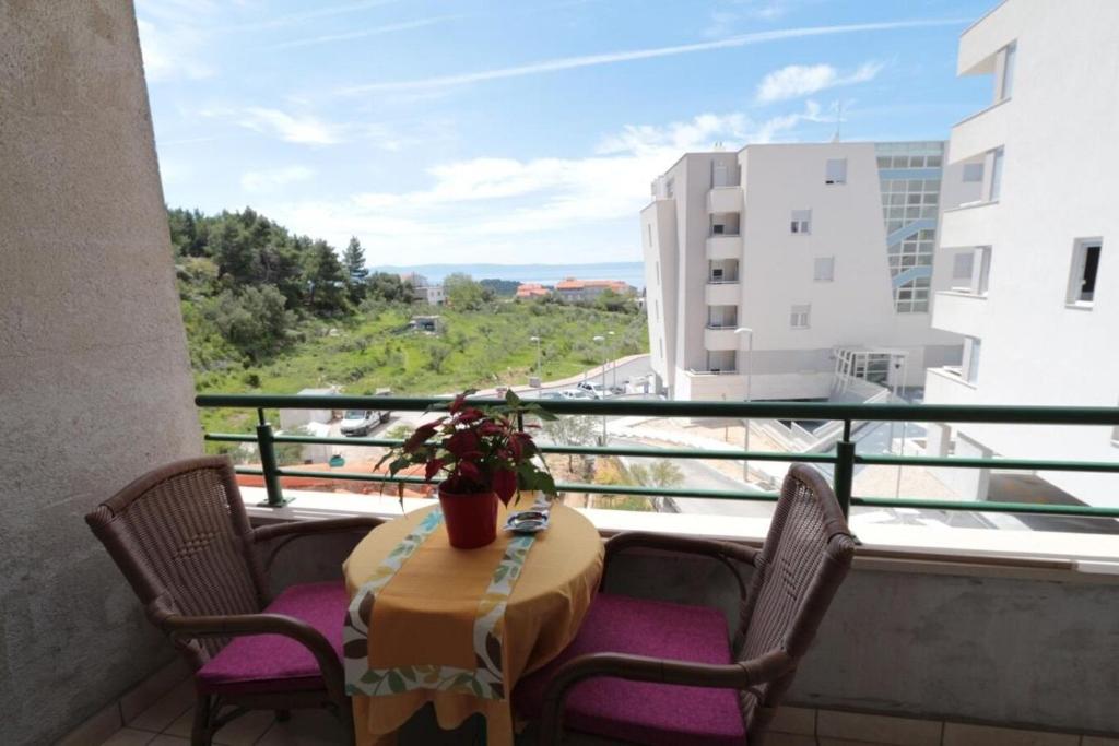 Balkón nebo terasa v ubytování Apartments JoviZe