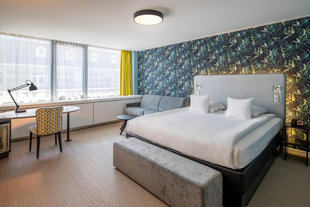 Postel nebo postele na pokoji v ubytování Thon Hotel EU