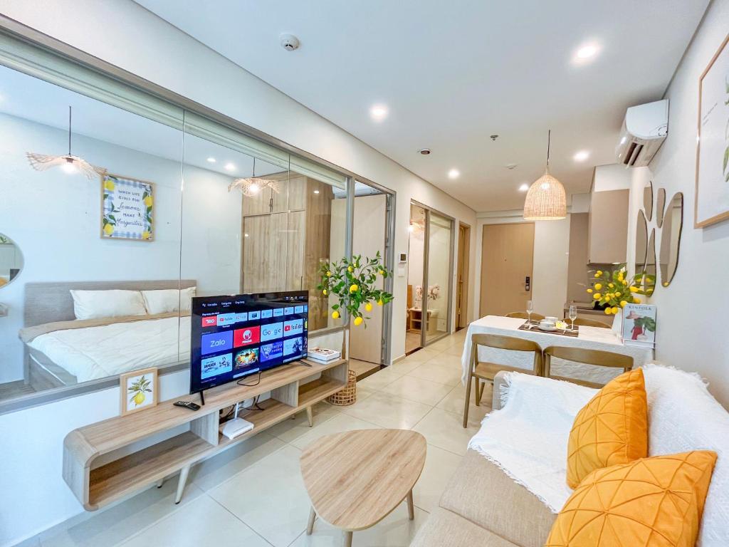 The Sóng Apartment Vũng Tàu Add 28 Thi Sach, PThang Tam - Appartement De Deux Chambres Avec Balcon