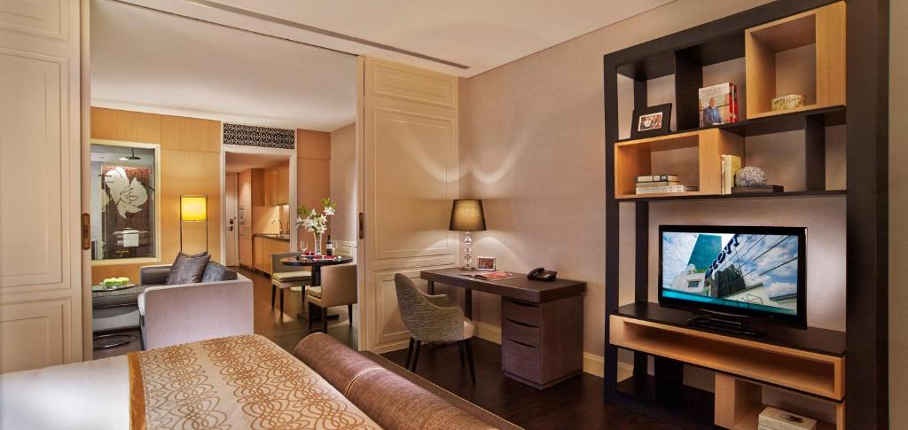 TV/trung tâm giải trí tại Ascott Raffles Place Singapore