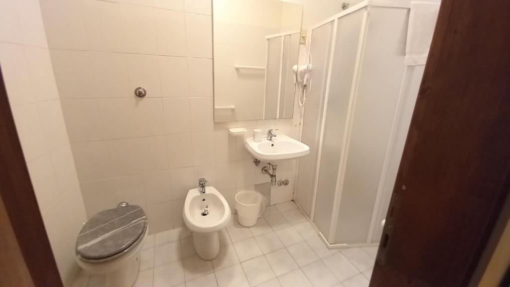 Koupelna v ubytování Hotel Le 3 Fonti