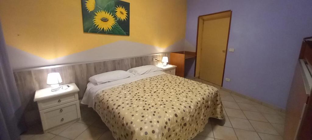 Postel nebo postele na pokoji v ubytování Hotel Le 3 Fonti
