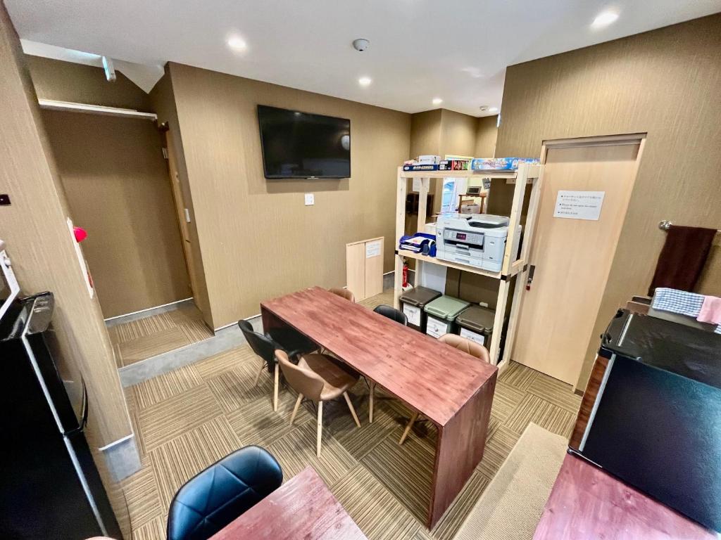 Kuchyň nebo kuchyňský kout v ubytování Hotel EL Shinjuku 6