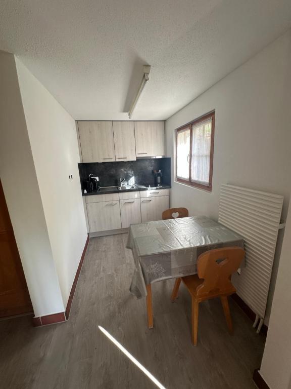 Kuchyň nebo kuchyňský kout v ubytování Chalet Berken