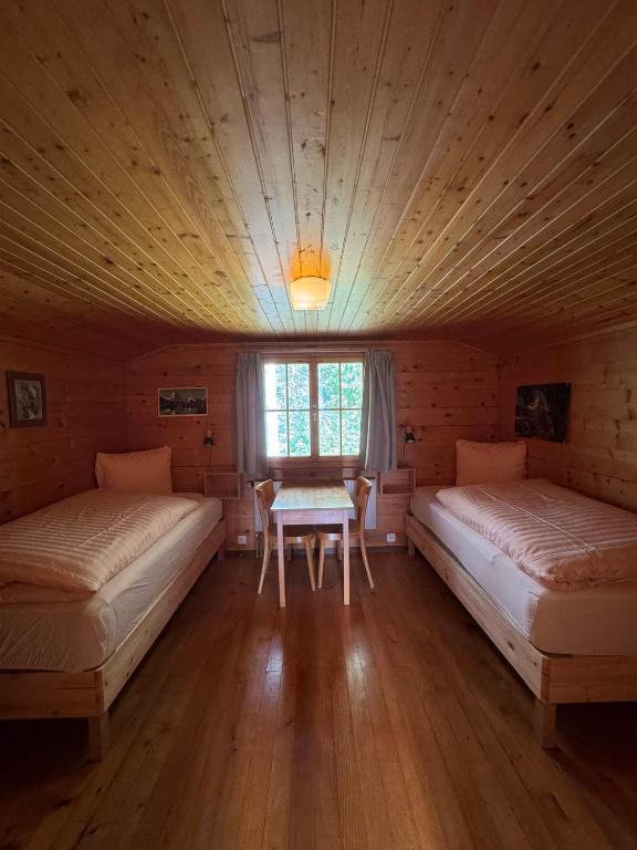 Postel nebo postele na pokoji v ubytování Chalet Berken