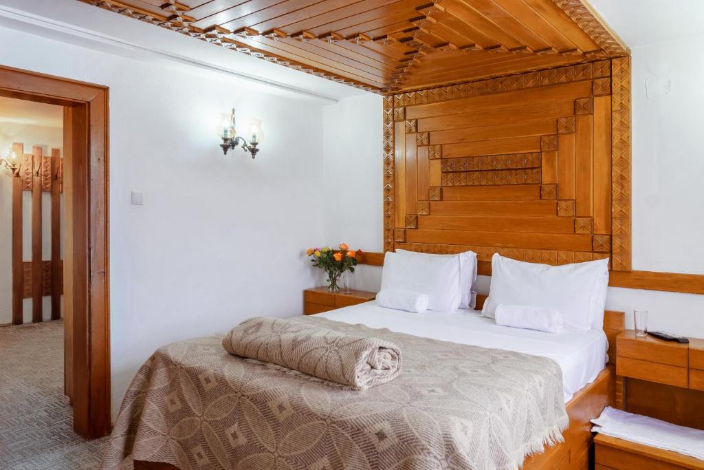 Postel nebo postele na pokoji v ubytování Guest house Ivanca Boncheva
