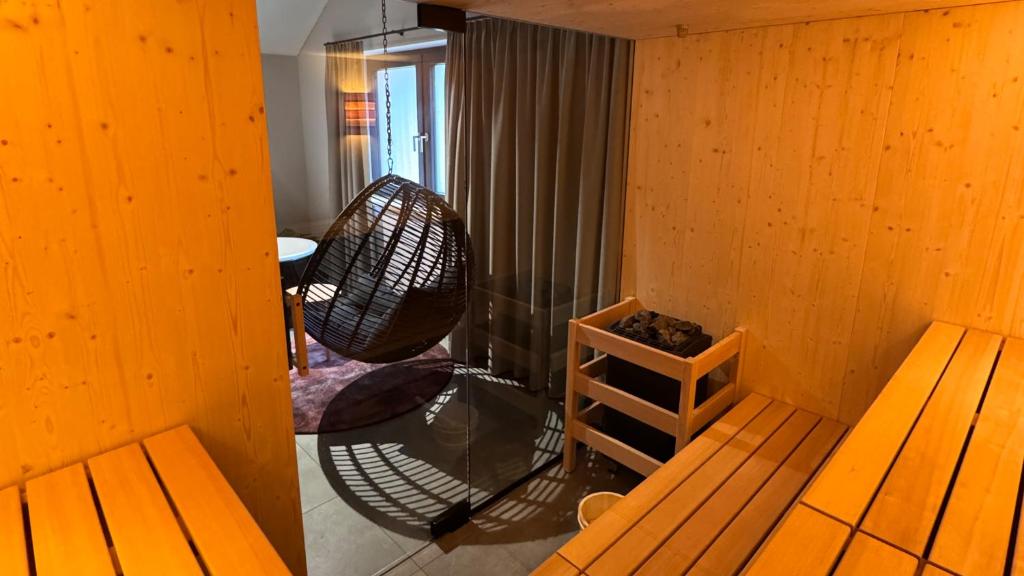 Posezení v ubytování Hahnenklee Ferienchalets