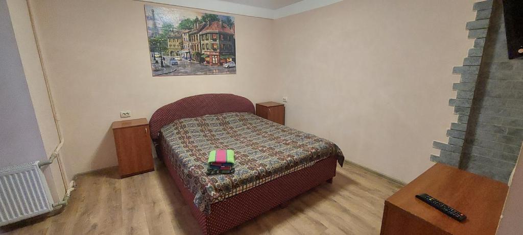 Postel nebo postele na pokoji v ubytování Hotel Desna KUT