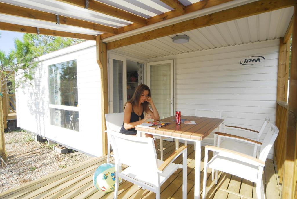 Patio nebo venkovní prostory v ubytování Residence Punta Spin