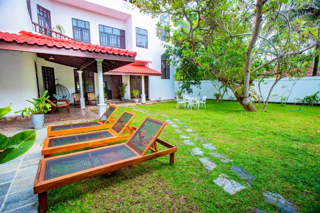 Zahrada ubytování Nibbana Mirissa Hotel