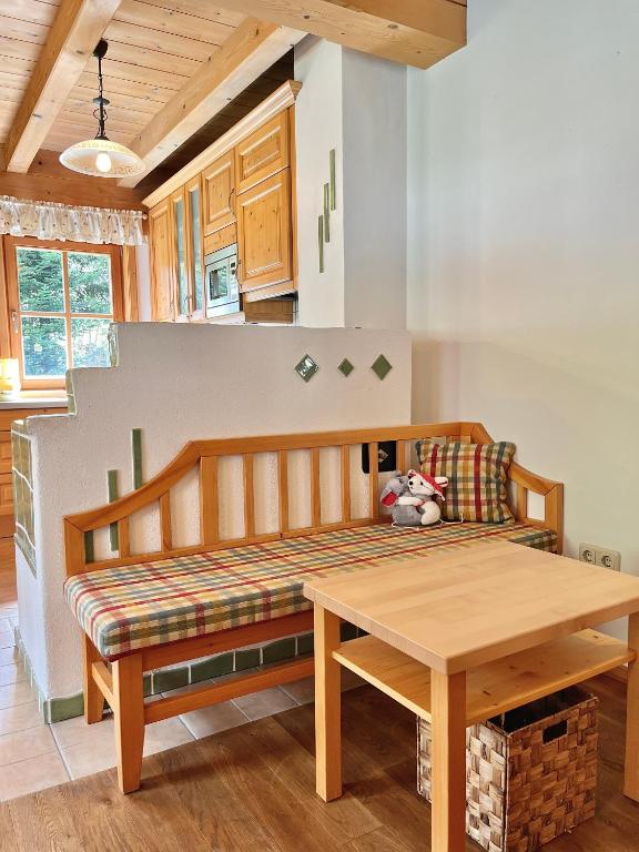 Posezení v ubytování Ferienhaus Naintschbauer