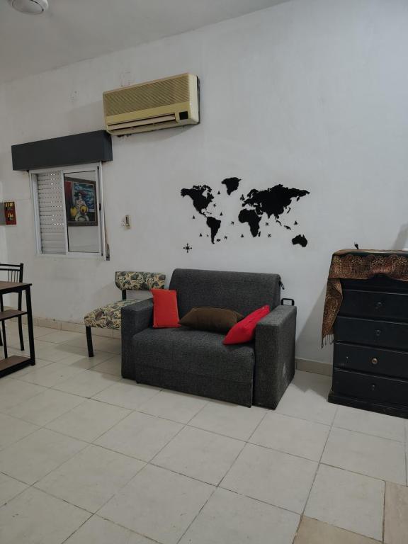 Χώρος καθιστικού στο Departamento Céntrico Monoambiente