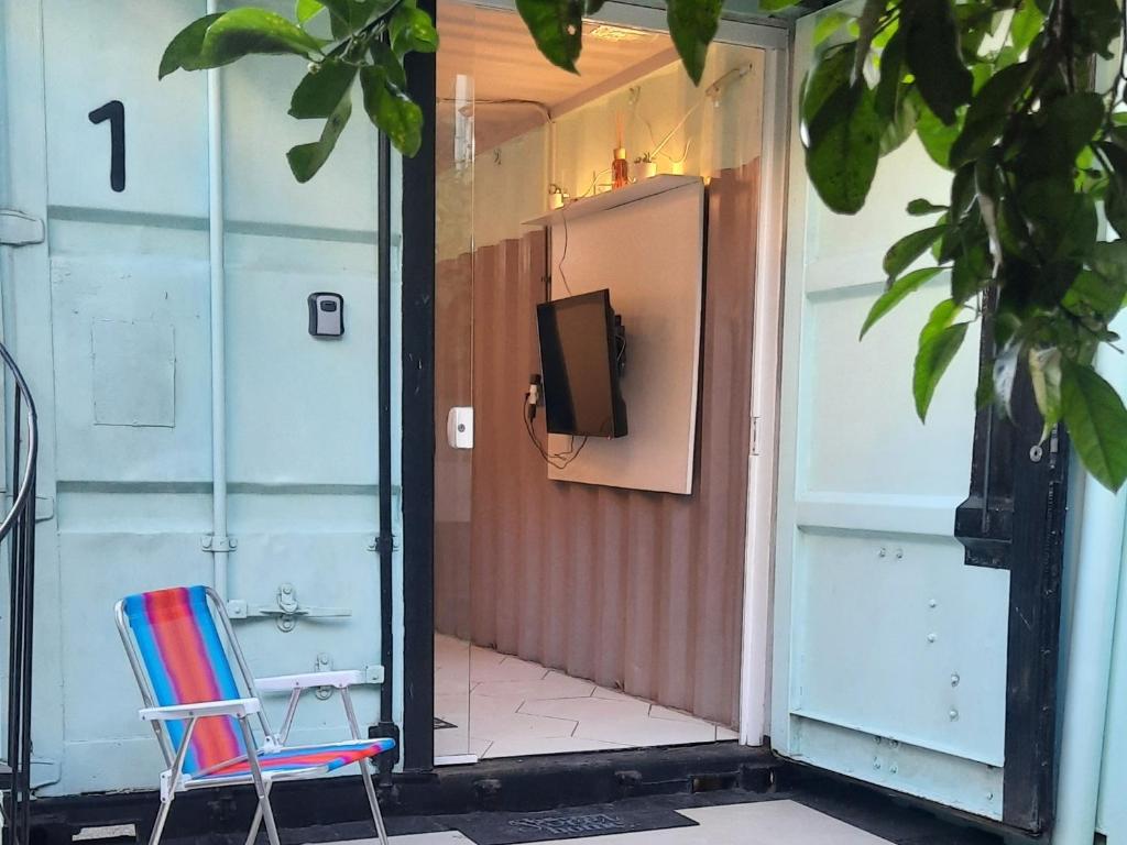 Fotografie z fotogalerie ubytování Apartamento Container com pátio, vaga para carro e Split v destinaci Canoas