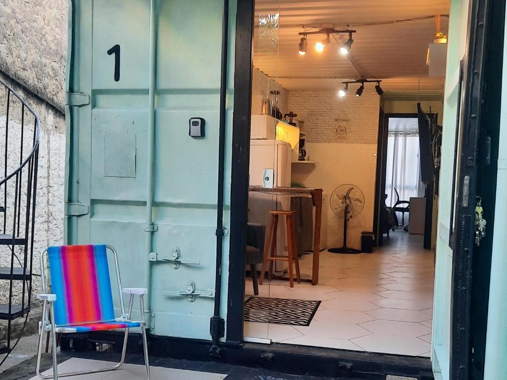 Fotografie z fotogalerie ubytování Apartamento Container com pátio, vaga para carro e Split v destinaci Canoas